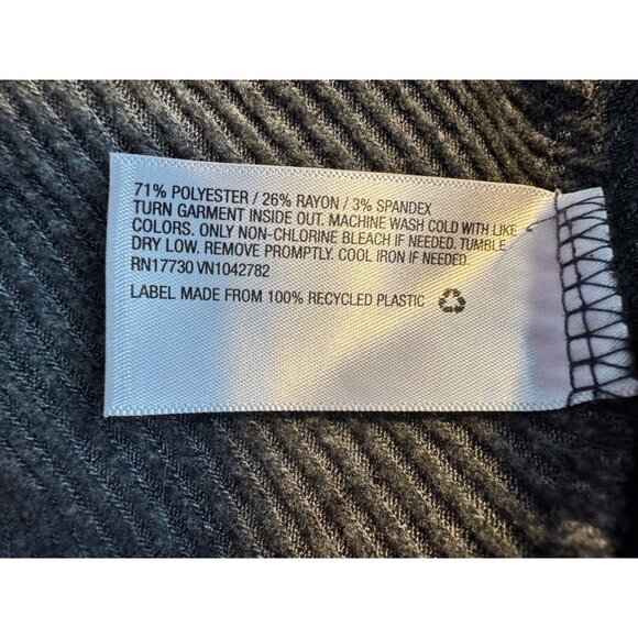 Ava Viv Textured Gray Heather SIze 1X Top Long Sleeve EUC - Picture 4 of 8